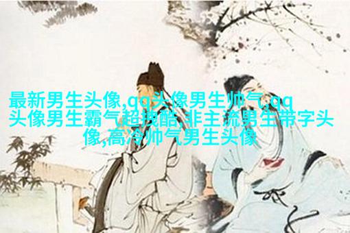 帅气超拽的男生qq头像图片(18张)